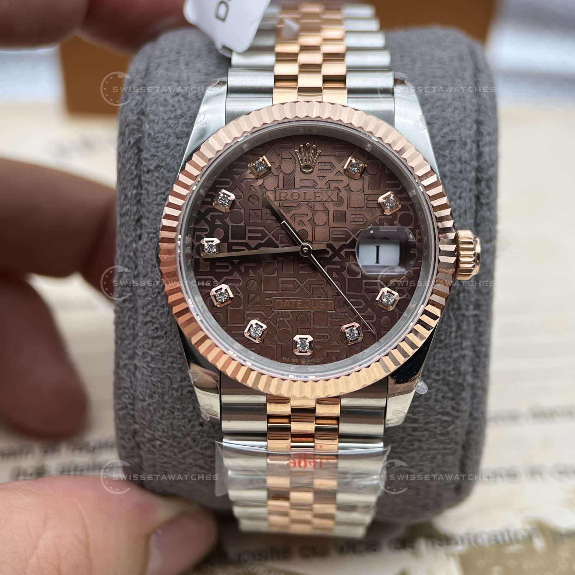 ROLEX-DATEJUST-12633-CHOCOLATE-MOTIF-STONE-DIAL-36MM (2)