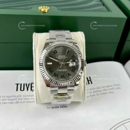 Rolex Datejust 126334 | Wimbledon Kadran | 41mm ETA Saat | Oyster | Clean Factory