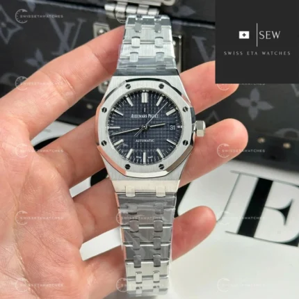 Audemars Piguet Royal Oak 15450ST | Mavi Kadran | 37mm Kadın | ZF Factory | Super Clone ETA Saat