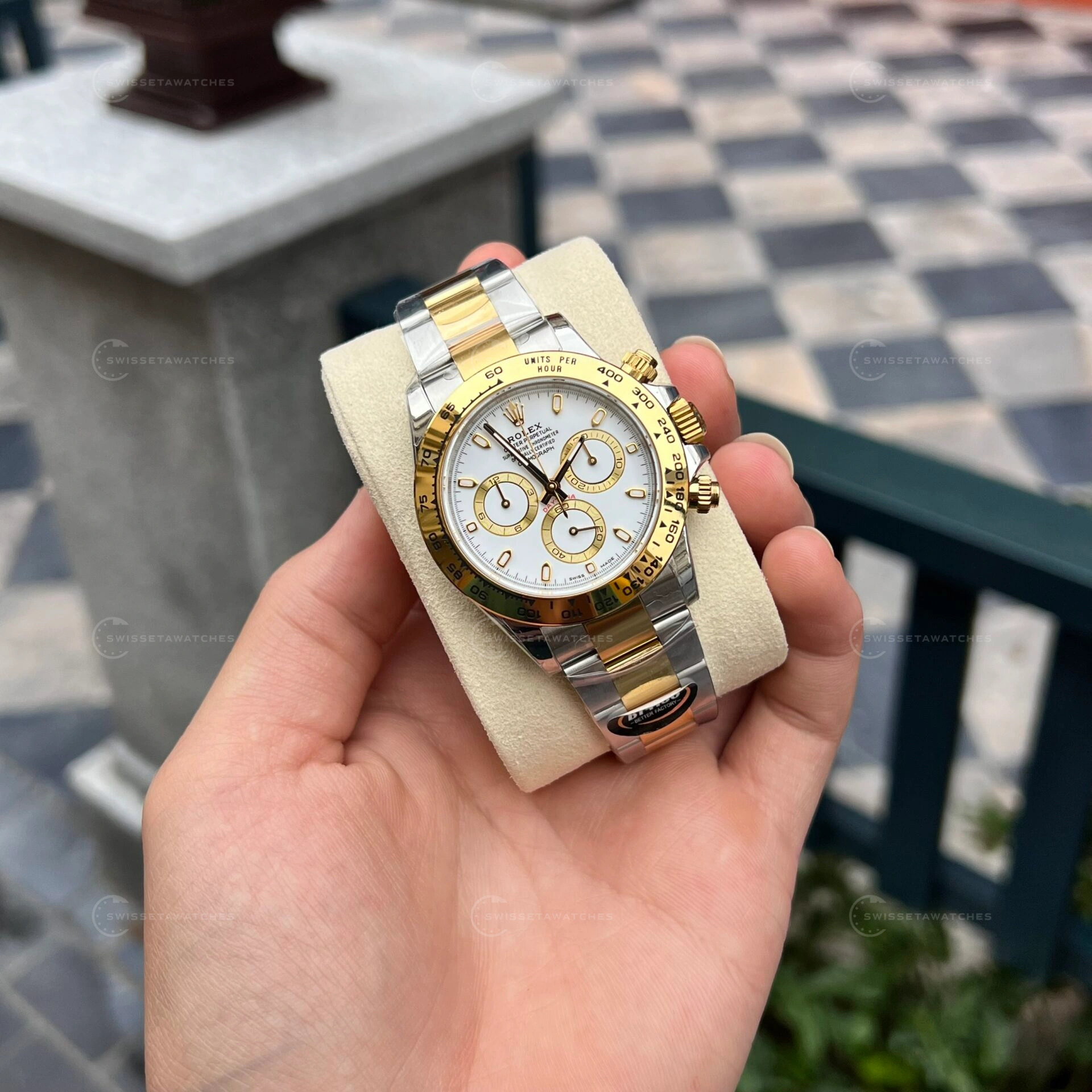 Rolex Daytona 126503 Sarı Kadran Two-Tone Çelik & Sarı Altın Kasa BT Factory Super Clone 40mm (2)