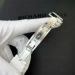Richard Mille RM055 Bubba Watson beyaz seramik kasalı clone saat – iskelet kadran, manuel mekanizma, BBR üretimi yüksek kalite model.